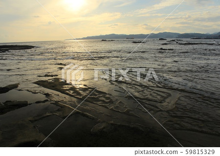 Ebisu Island at sunset in Shimoda Ebisu Island at sunset in Shimoda 59815329