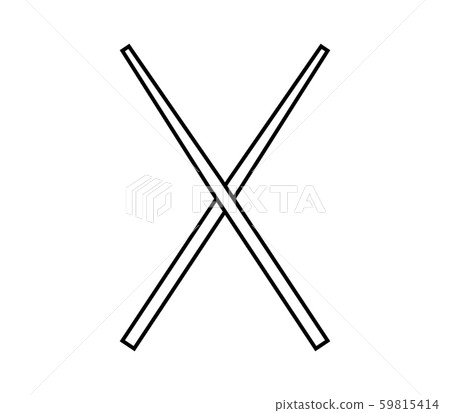 drum stick icon - Stock Illustration [59815414] - PIXTA