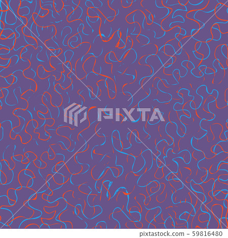 Abstract lines on violet background. Neon colours 59816480
