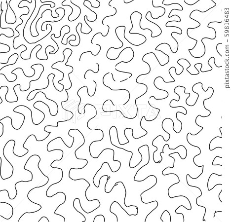 Abstract lines on white background. Eternal line. 59816483