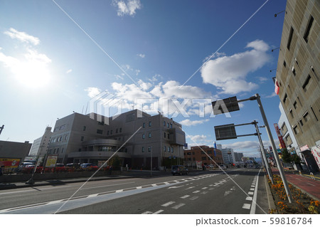 Scenery around the National Highway No. 12 Sapporo / Ebetsu-dori Atsubetsu Police Station (Shin Sapporo, Atsubetsu Chuo 2-4 chome) 59816784