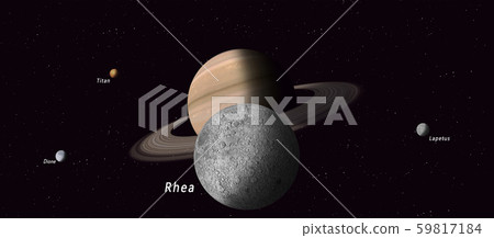 rhea saturn satellite 59817184
