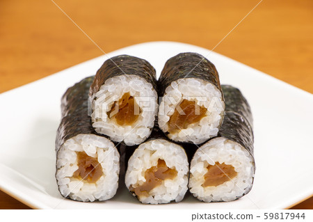 Kanpyo roll and narrow roll Kanpyo roll and narrow roll 59817944