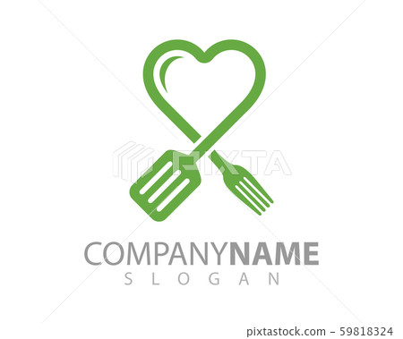 Logo Template For Food Cooking Restaurant Chef Stock