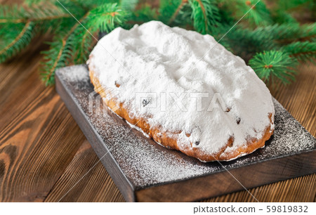 Stollen - traditional German Christmas bread 59819832
