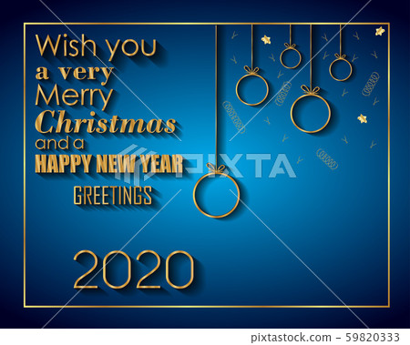 2020 Happy New Year background. 2020 Happy New Year background. 59820333