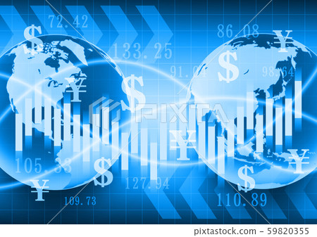 Forex Trading Image_Yen Vs. US Dollar - Stock Illustration [59820355 ...