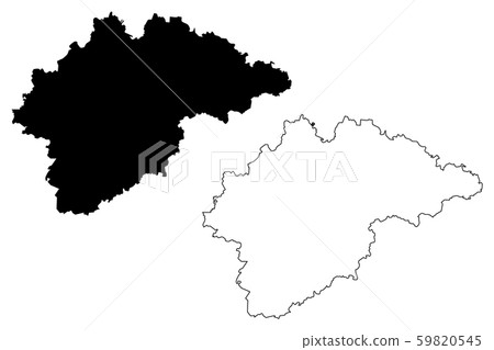 Novgorod Oblast map vector.... Novgorod Oblast map vector.... 59820545