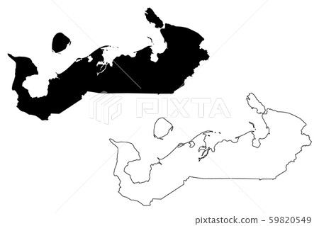 Nenets Autonomous Okrug map vector.... 59820549