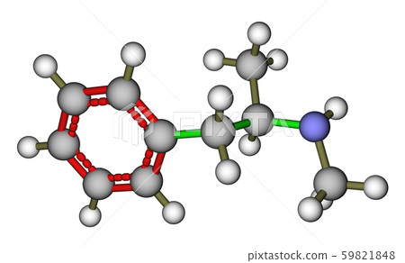 Methamphetamine molecular structure Methamphetamine molecular structure 59821848