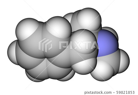 Methamphetamine space filling molecular model Methamphetamine space filling molecular model 59821853