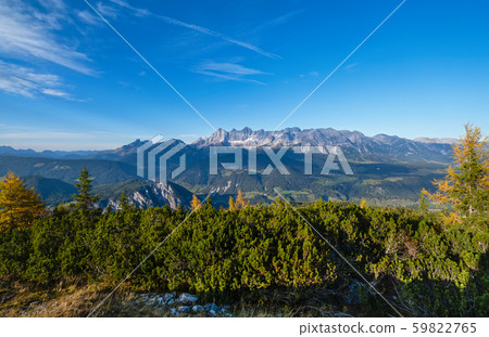 Peaceful autumn Alps mountain view. Reiteralm, 59822765