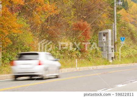 自動速度控制機奧比斯在當地的道路上 自動速度控制機奧比斯在當地的道路上 59822811