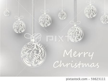 Christmas vintage balls. Abstract Christmas toys. Beauriful illustration. Merry christmas and Happy Christmas vintage balls. Abstract Christmas toys. Beauriful illustration. Merry christmas and Happy 59823111