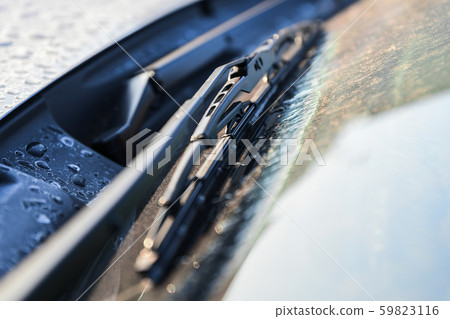car wiper blade with shallow depth of field car wiper blade with shallow depth of field 59823116