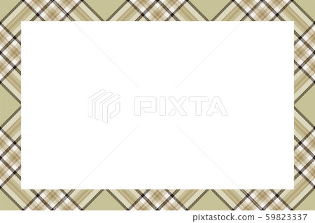 Vintage frame vector. Scottish border pattern 59823337