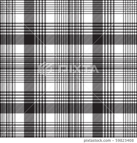 Checkered plaid black white seamless pattern Checkered plaid black white seamless pattern 59823408