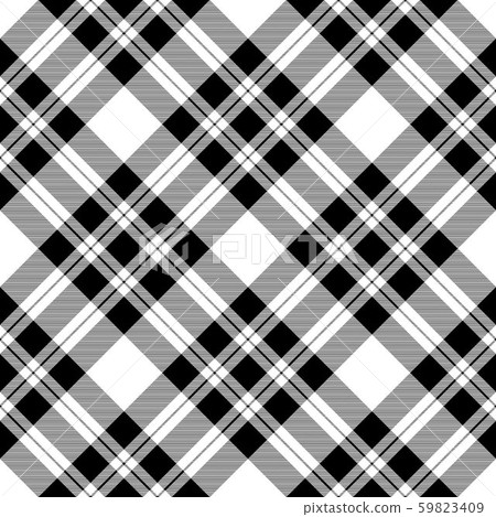 Check diagonal texture black white seamless 59823409
