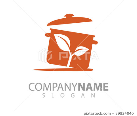 Logo Template For Food Cooking Restaurant Chef Stock Illustration