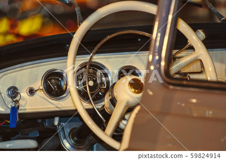 Interior of an Old Car Interior of an Old Car 59824914