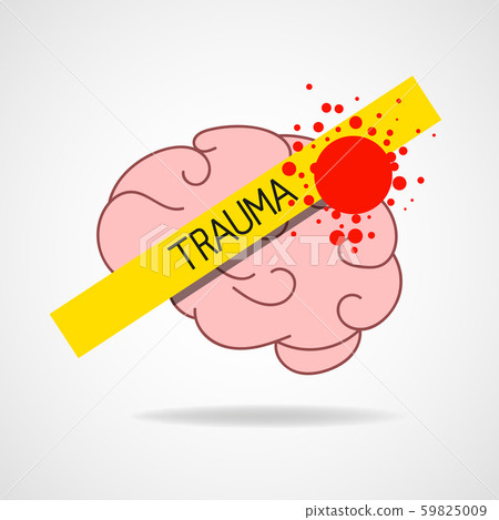 Mental Disorder Icon. Brain Disease, Trauma, 59825009