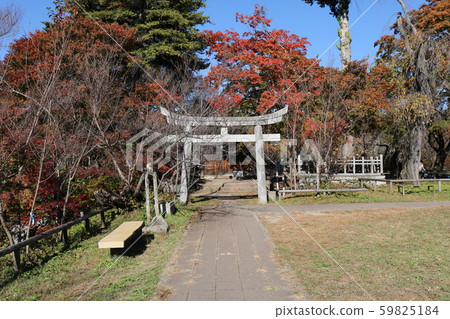 ■ Takato Castle ■ Fujiwara Shrine ■ Information board ■ Katsuyori Takeda, Morinobu Nishina ■ Nagano 59825184