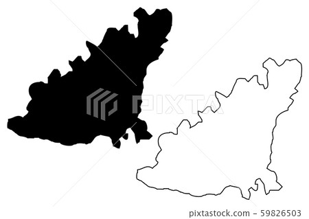 Guernsey island map vector 59826503