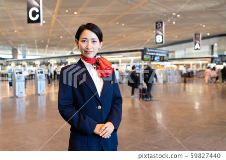Airport cabin attendant flight attendant 59827440
