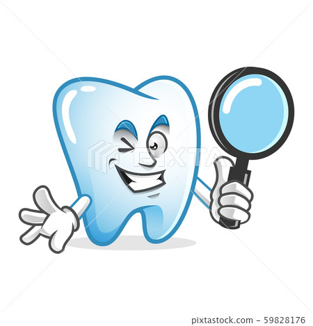 Vector search tooth character design or tooth 59828176