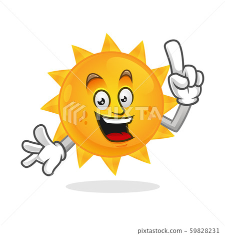Vector Sun character design or Sun mascot, perfect 59828231