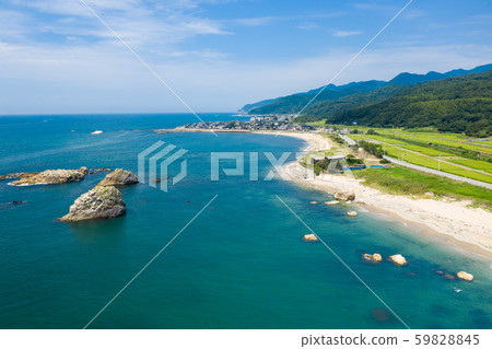 Blue Sky and Sea Niigata Prefecture Kashio HDR Blue Sky and Sea Niigata Prefecture Kashio HDR 59828845