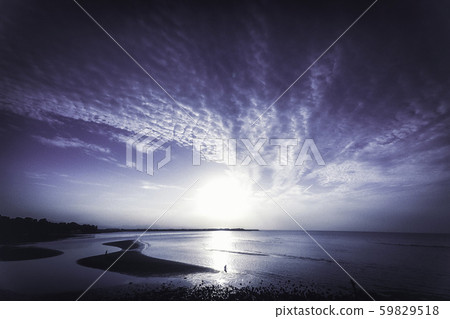 eventide, coast, seashore 59829518