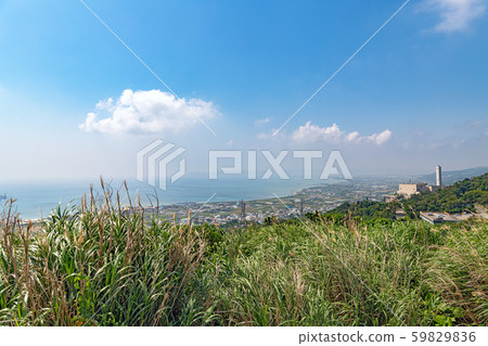 View from Nakagusuku Castle Ruins in Okinawa 59829836