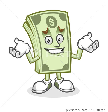 Money Bag Cartoon Icon. Green Dollars Ba Graphic by smartstartstocker ·  Creative Fabrica