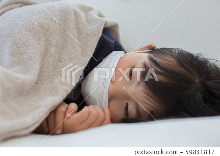 A child with a cold A child with a cold 59831812