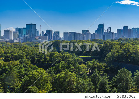 [城市景觀]建築物和故宮 59833062