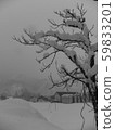 Winter snow scene 59833201