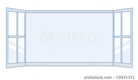 Window illustration - Stock Illustration [59835351] - PIXTA