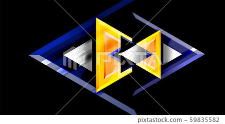 Triangle abstract background 59835582