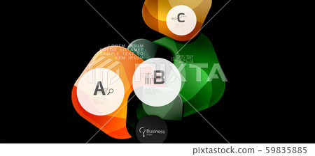 Info graphics circles background. Success icon symbol. Vector info graphic design. Creative vector 59835885
