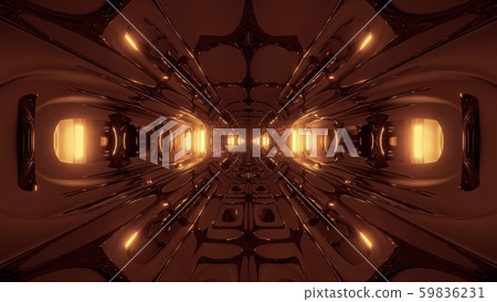 futuristix sci-fi alien space ship hangar tunnel corridor with nice reflections 3d illustration 3d futuristix sci-fi alien space ship hangar tunnel corridor with nice reflections 3d illustration 3d 59836231