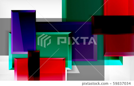 Color squares futuristic abstract background Color squares futuristic abstract background 59837034