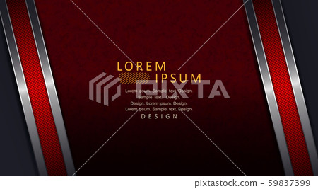 Texture dark red composition with frames with a shiny metallic border 59837399