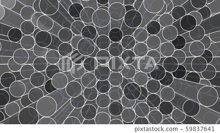 Abstract background of colorful outline cylinders Abstract background of colorful outline cylinders 59837641