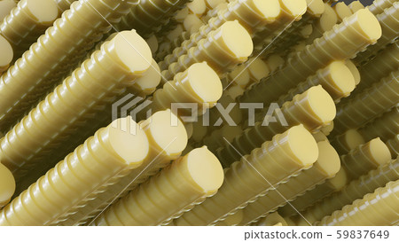 Plastic rods in rows. Randomly located Plastic rods in rows. Randomly located 59837649