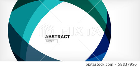 Colorful wave lines abstract background, color line for business or techno presentation 59837950