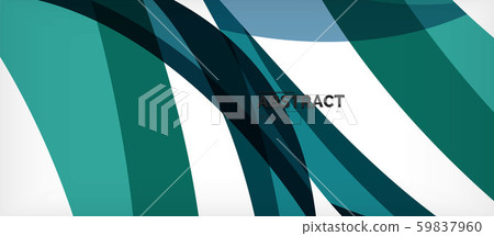 Colorful wave lines abstract background, color line for business or techno presentation Colorful wave lines abstract background, color line for business or techno presentation 59837960