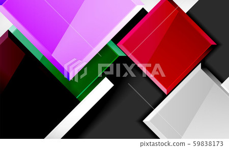 Color squares futuristic abstract background Color squares futuristic abstract background 59838173