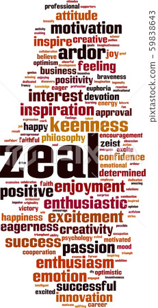 Zeal word cloud Zeal word cloud 59838643