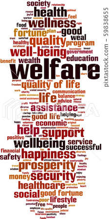 Welfare word cloud 59838655